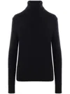 Allude Virgin Wool Jumper In Black