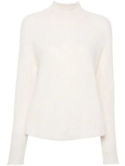 Allude Mock-neck Sweater In Pink