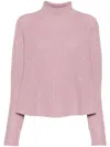 ALLUDE OPEN-KNIT JUMPER