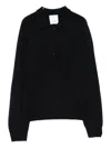 Allude Black Wool Knitwear