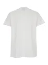 Allude White Crewneck T-shirt In White