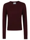 Allude Bordeaux Cashmere Knitwear In Burgundy