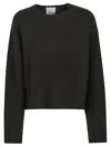 Allude Crew-neck Sweater In Green