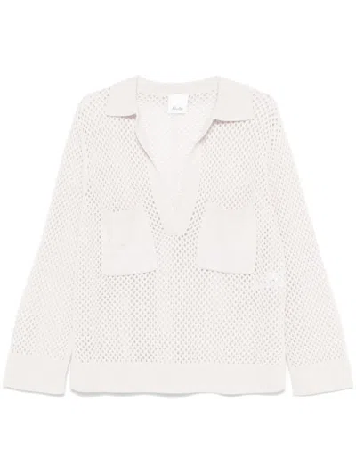 Allude Relaxed-fit Cashmere And Wool Sweater In Multi