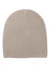 ALLUDE RIBBED BEANIE