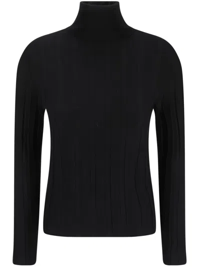 ALLUDE RIBBED-KNIT JUMPER