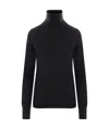 Allude Virgin Wool Jumper In Black