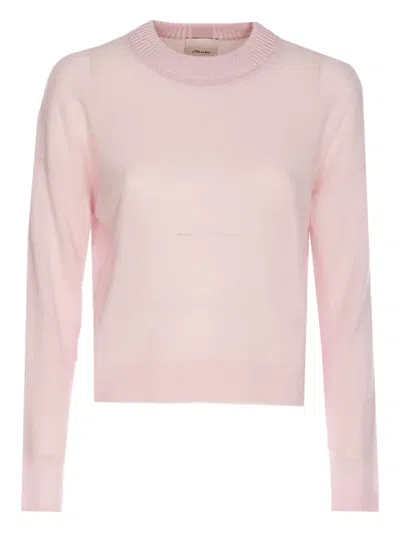 ALLUDE ROUND-NECK LONG-SLEEVE SWEATER