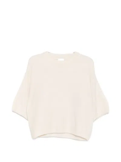 Allude Short-sleeve Crew-neck Knitwear In Multi