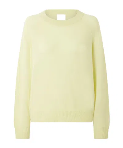 Allude Solid Cashmere Sweater In Neutral