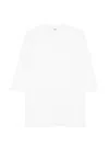 Allude Square Neck Pullover In White