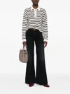 Allude Striped Polo Shirt In Neutral