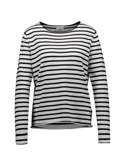 Allude Striped Top In Multi