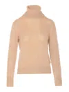 Allude Beige Sweater In Nude
