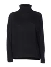 Allude Black Sweater In Black
