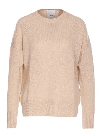 Allude Beige Sweater In Neutral