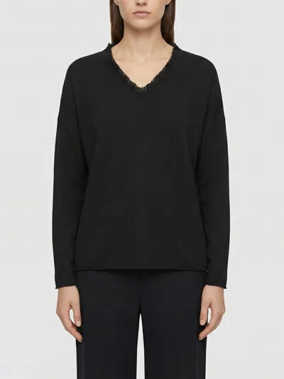 Allude Sweater Woman  In Black