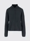 Allude Wool And Cashmere Zip-up Sweater In Blue