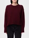 Allude Sweater  Woman Color Burgundy In Burgundy