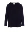 Allude Black Sweater In Black