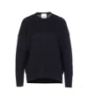 Allude Crew-neck Cashmere Sweater In Blue