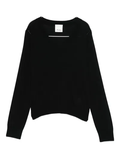 Allude Sweater In Black