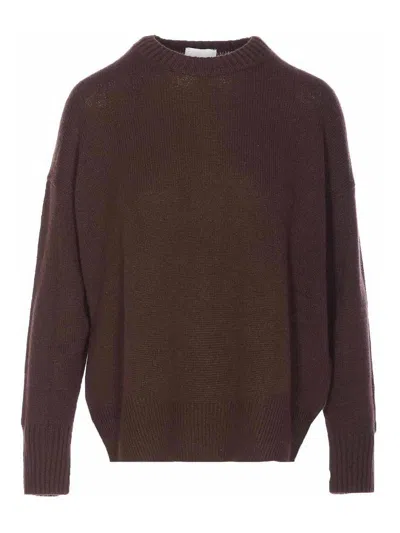 Allude Sweater In Brown