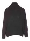 Allude Turtleneck Sweater In Grey