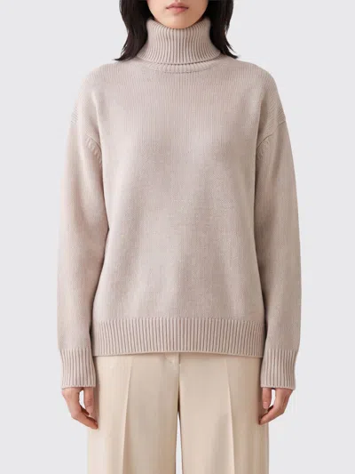 Allude Sweater Woman Color Beige In Neutral