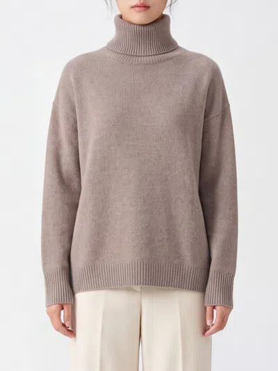Allude Sweater Woman Color Camel In Brown