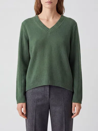 Allude Sweater Woman Color Charcoal In Green
