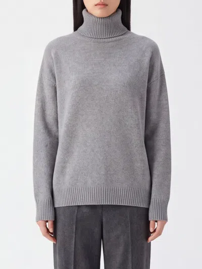 Allude Sweater Woman Color Grey In Gray