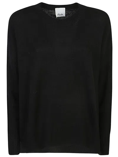Allude Sweaters In Black