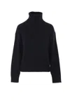 Allude Turtleneck Sweater In Black