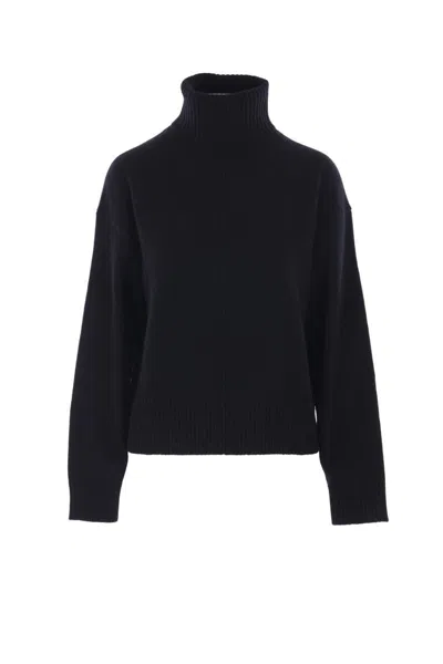 Allude Sweaters In Black