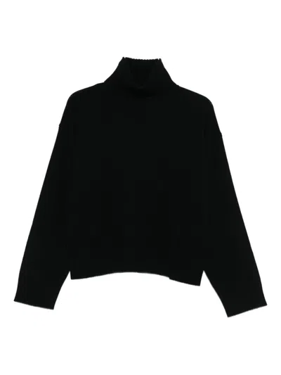 Allude Sweaters In Black