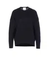 Allude Crew-neck Cashmere Sweater In Blue