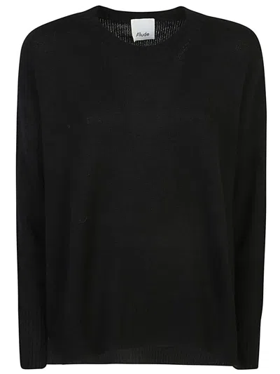 Allude Sweaters In Black