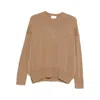 Allude Cashmere Sweater In Brown