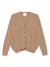 Allude Sweaters In Brown