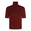 Allude Sweaters Brown In Red