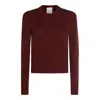 Allude Bordeaux Cashmere Knitwear In Burgundy