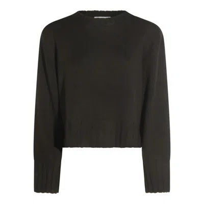 Allude Crew-neck Sweater In Black
