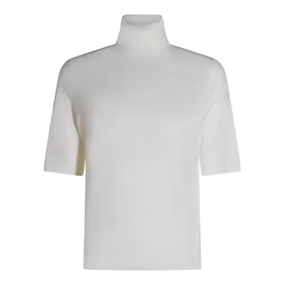 Allude Sweaters Light And Natural In White