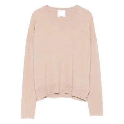 Allude Cashmere Crew-neck Sweater In Pink