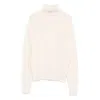 Allude Cable-knit Turtleneck Sweater In Neutral