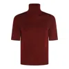 Allude Sweaters Brown In Red