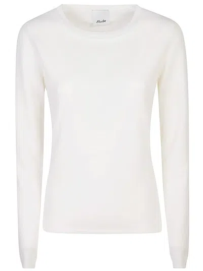 Allude Sweaters In White