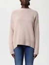 Allude Sweatshirt  Woman Color Beige In Neutral