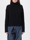 Allude Sweatshirt  Woman Color Black In Blue